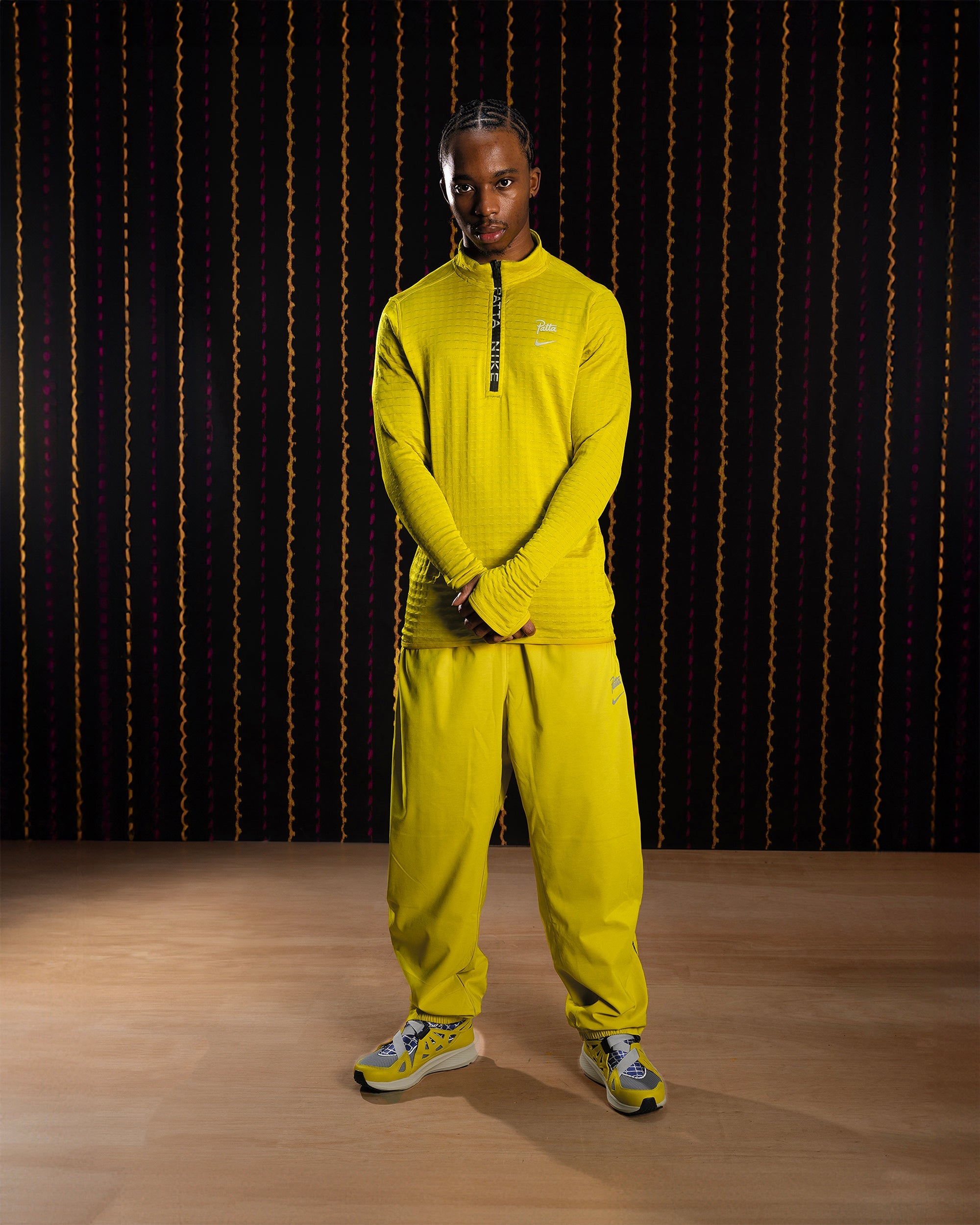 Nike x Patta Running Team Half-Zip Longsleeve (Saffron Quartz