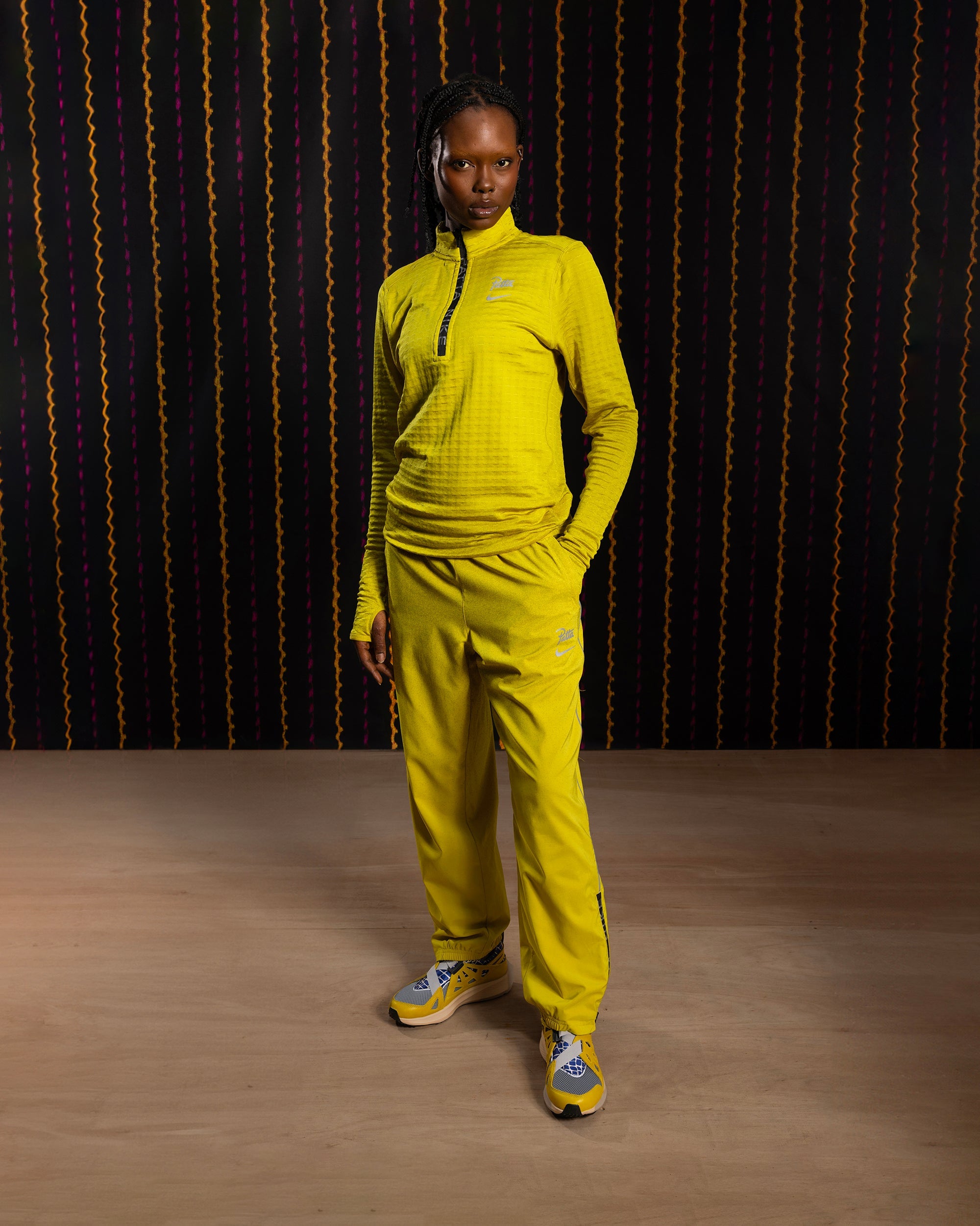 Nike x Patta Running Team Half-Zip Longsleeve (Saffron Quartz