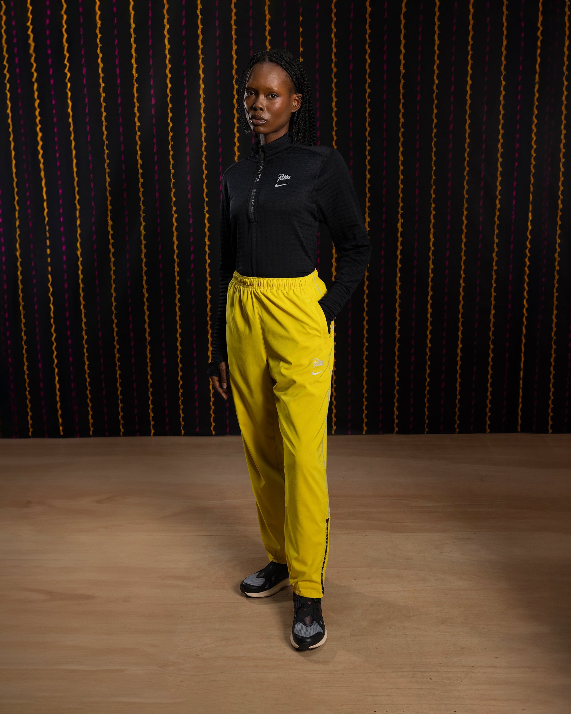 Nike x Patta Running Team Track Pants (Saffron Quartz) – Patta UK