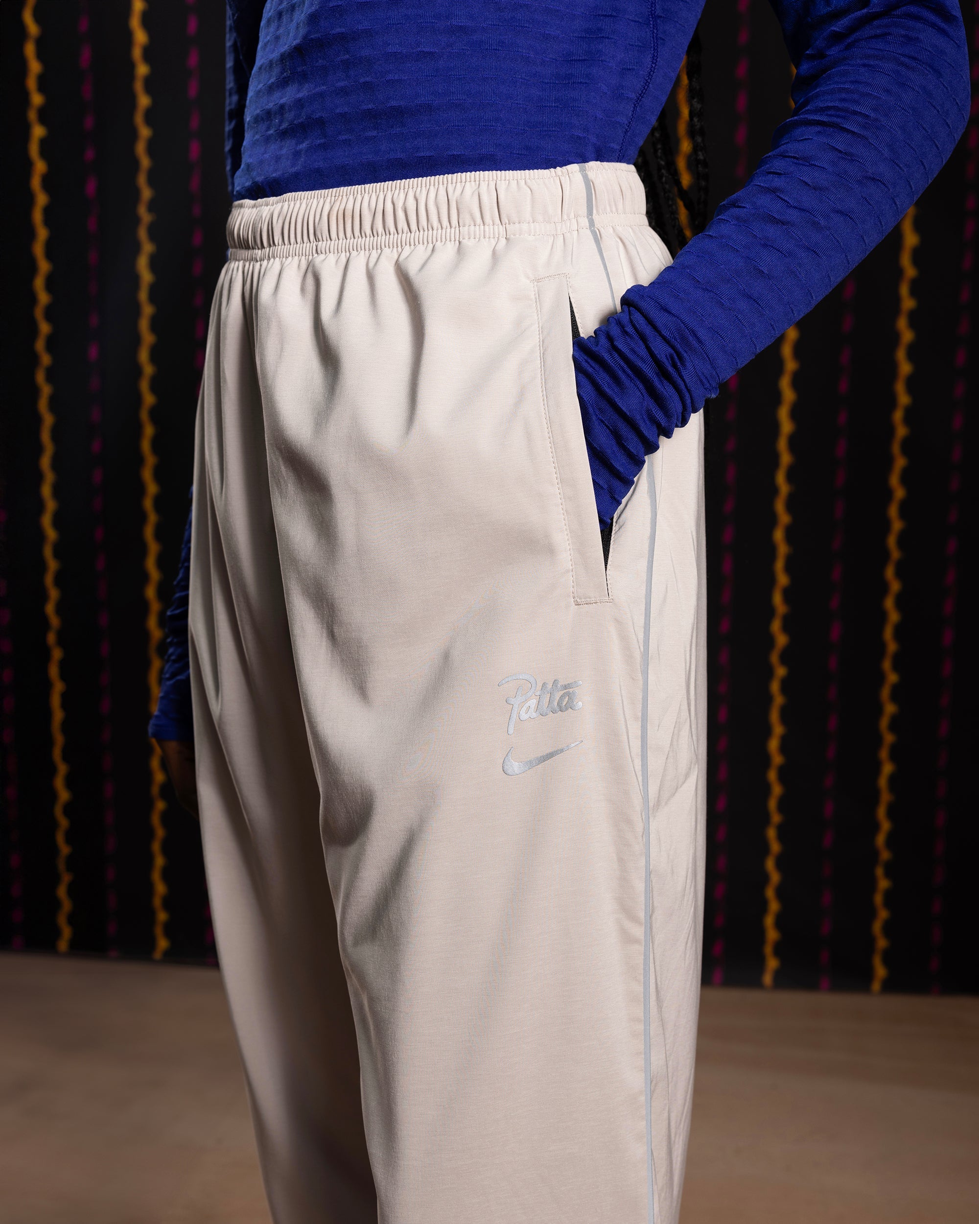Nike x Patta Running Team Track Pants (Sanddrift/Cream II) – Patta UK