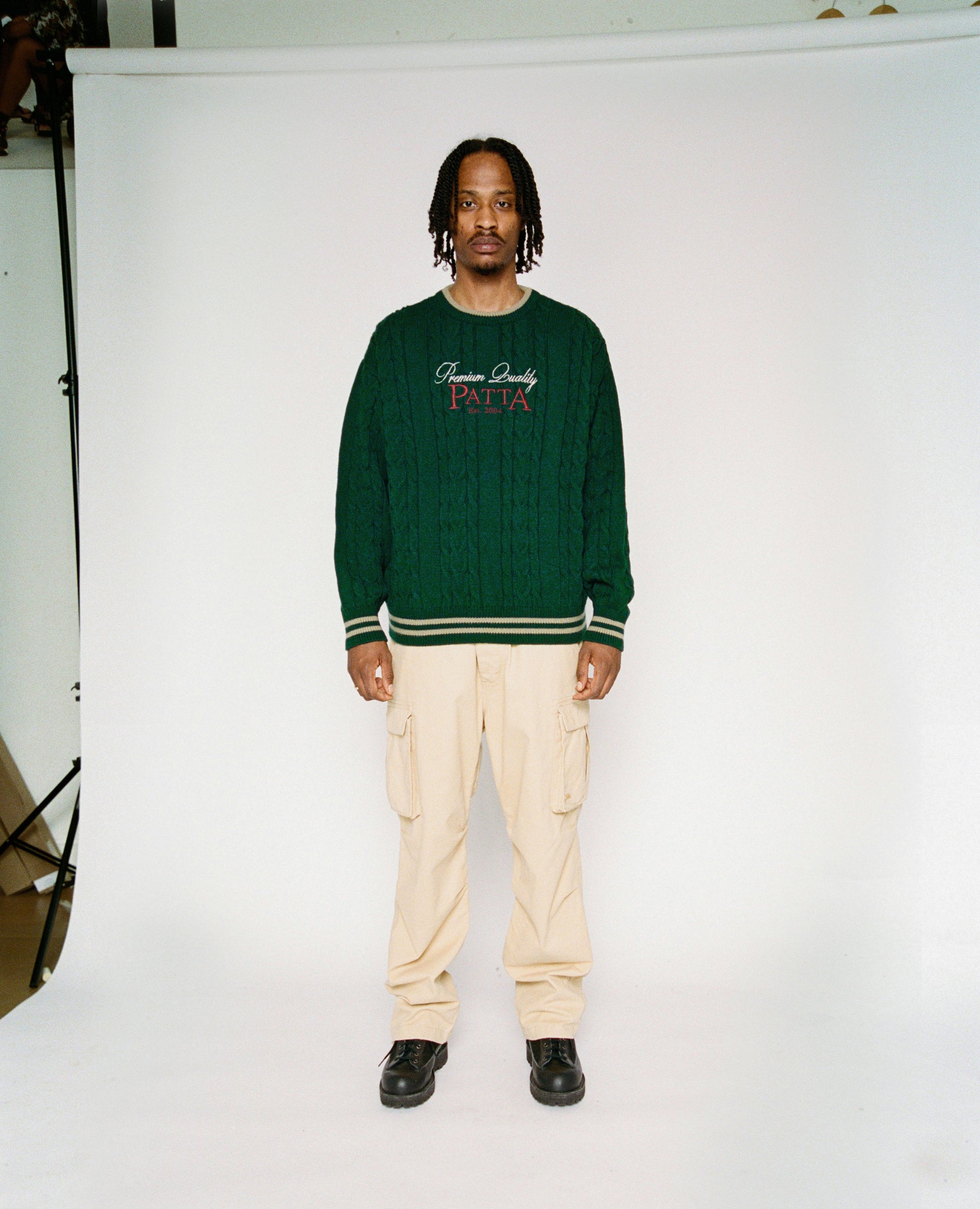 Patta Premium Cable Knitted Sweater