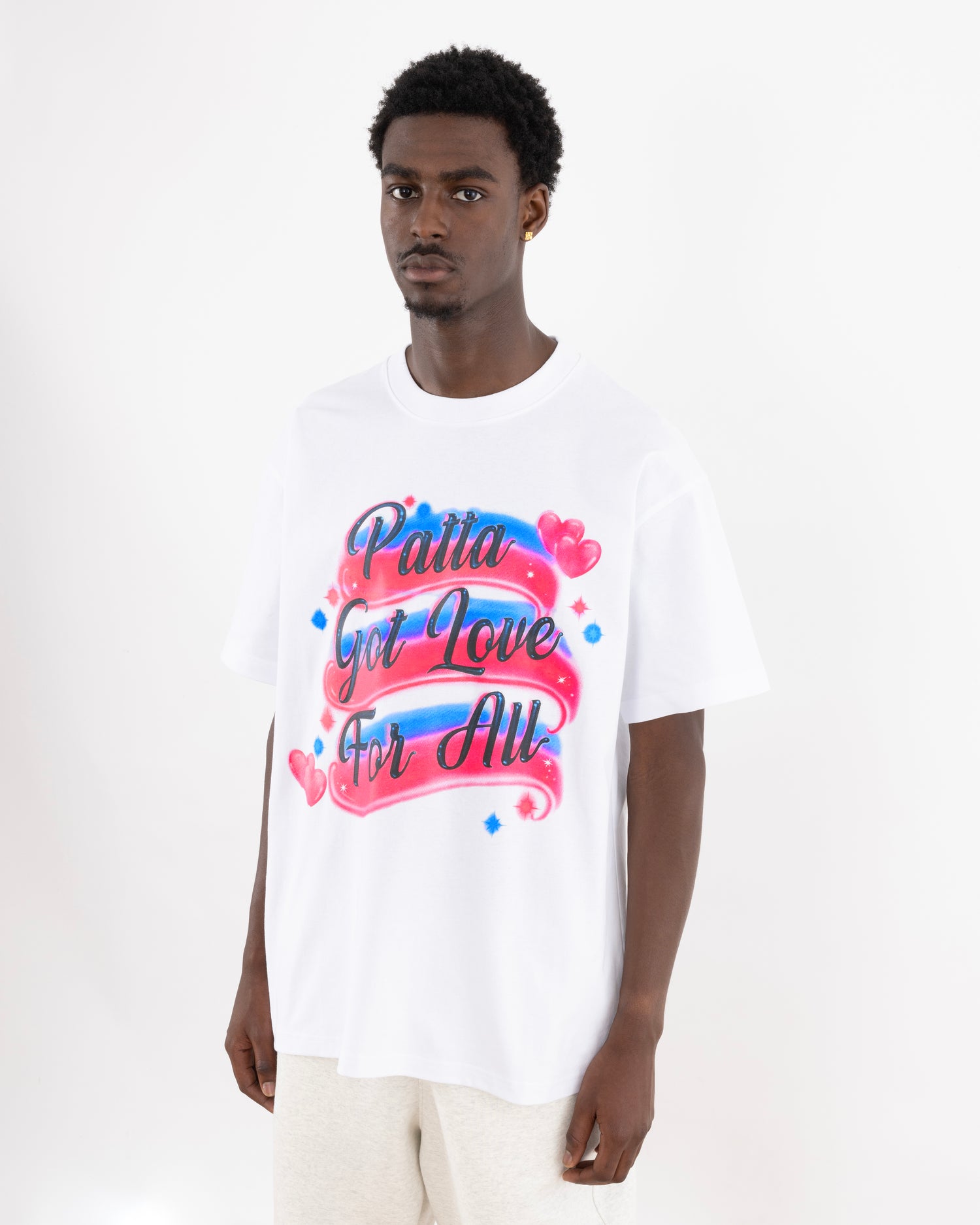 Patta Airbrush T-Shirt (White) – Patta UK