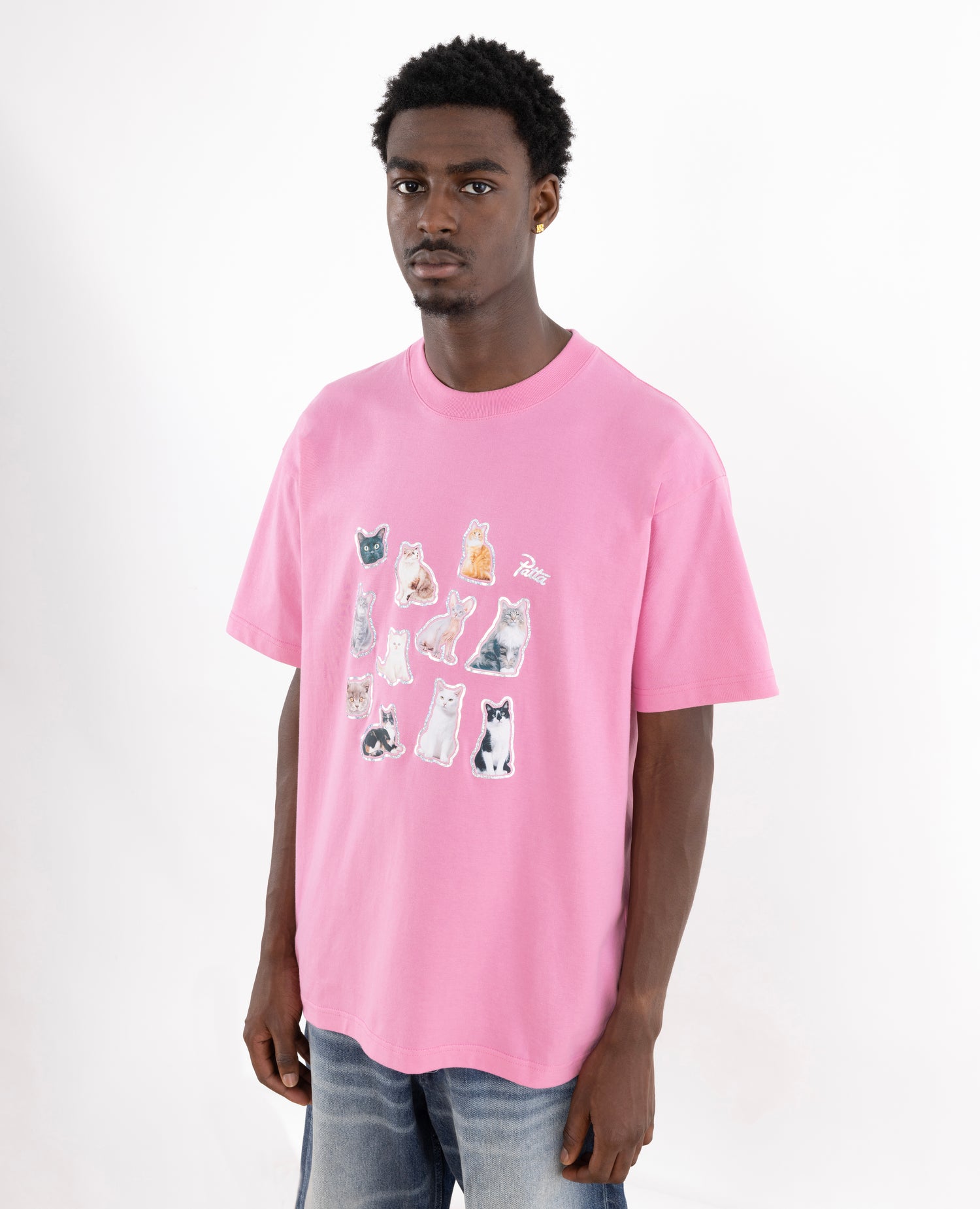 Patta Cats T-Shirt (Begonia Pink)