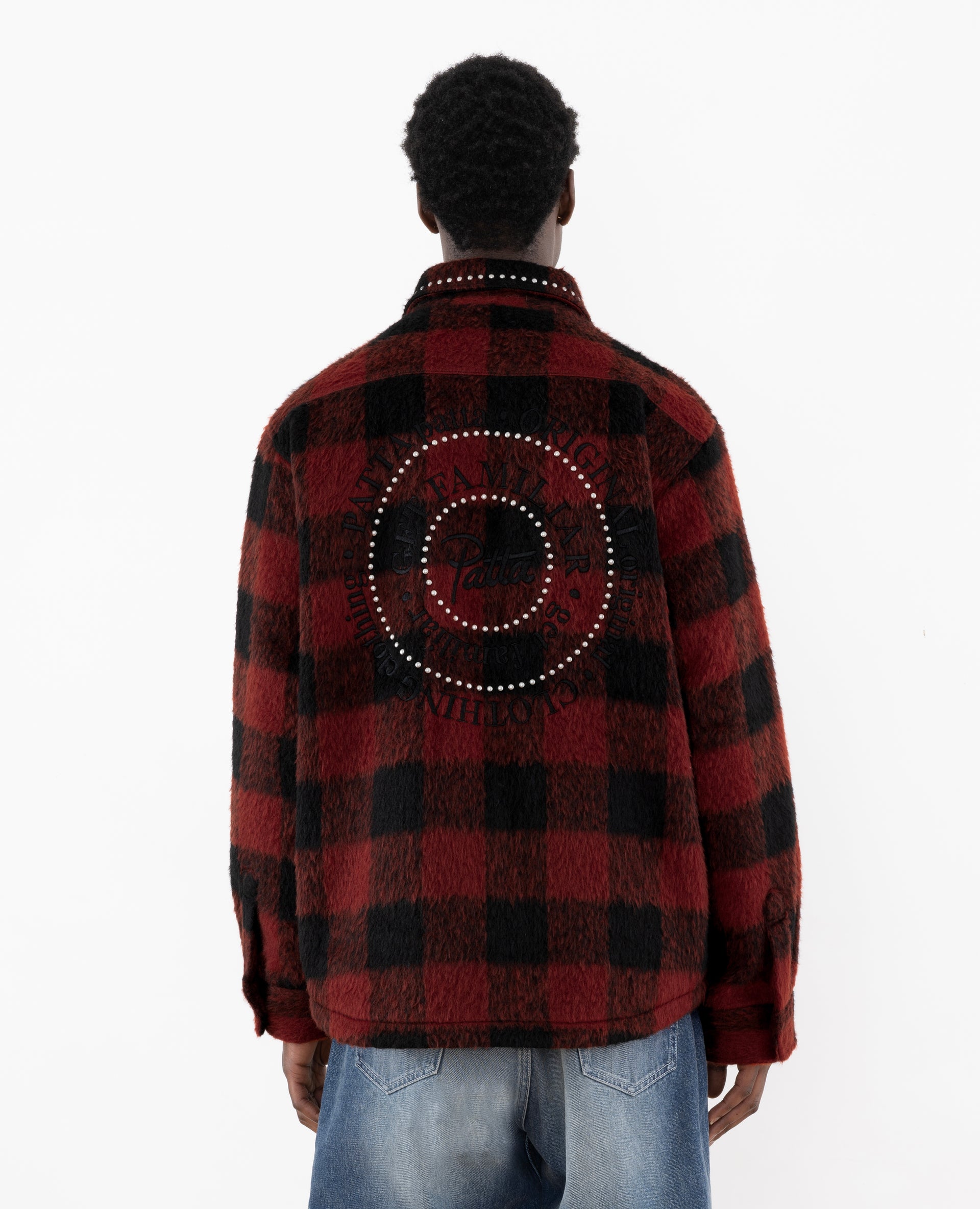 Patta Check Car Coat