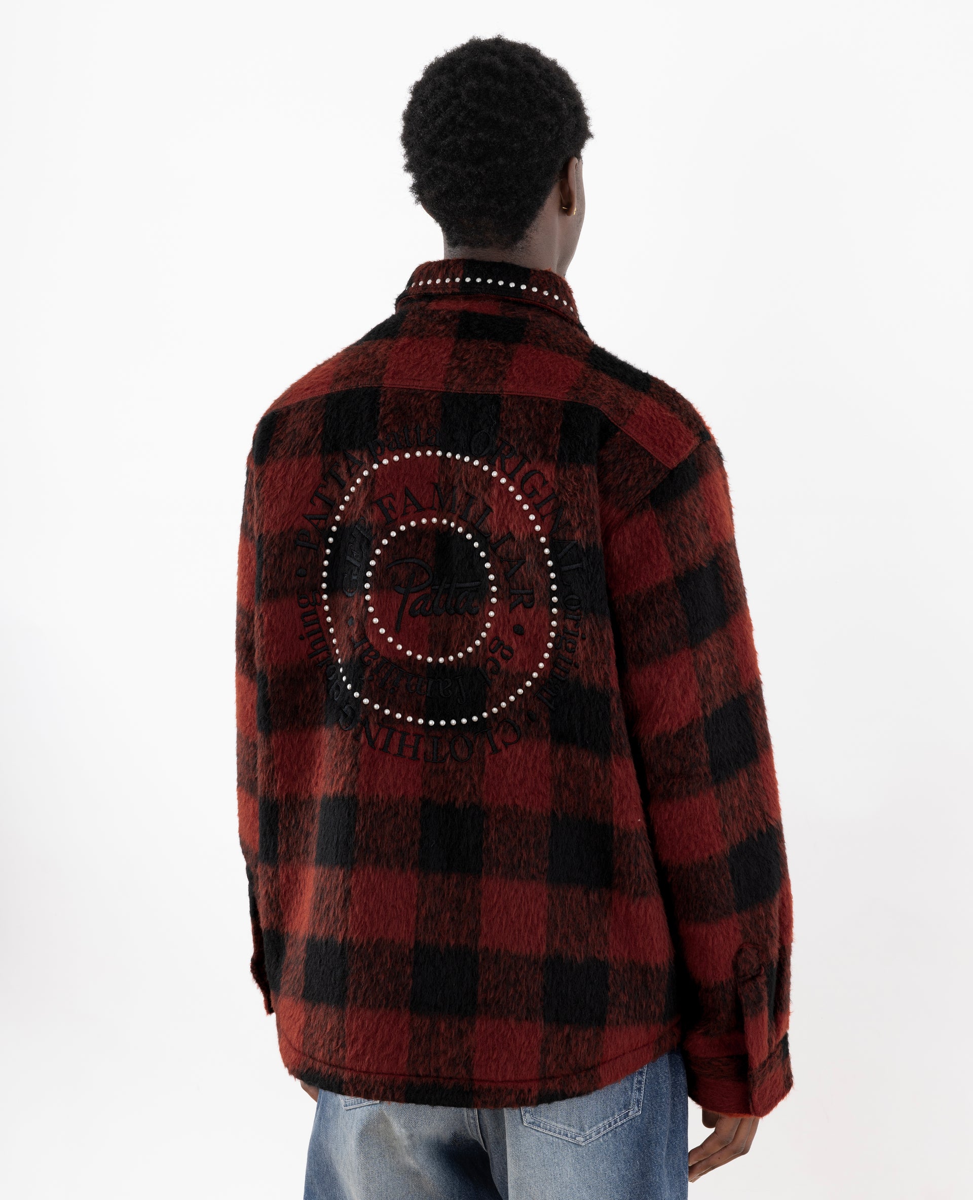 Patta Check Car Coat