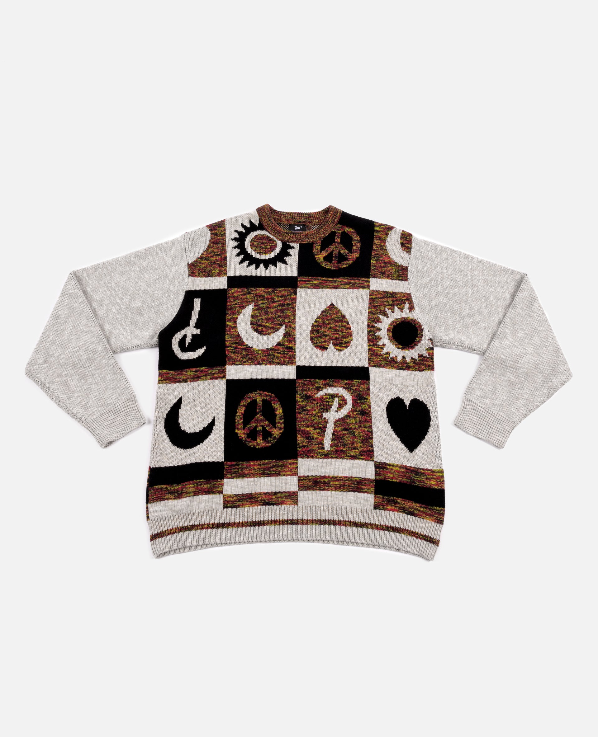 Patta Jacquard Crayon Knitted Sweater