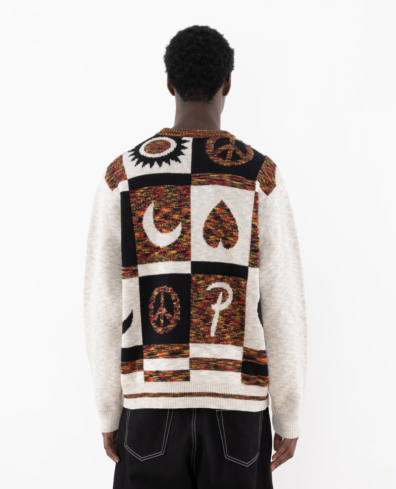 Patta Jacquard Crayon Knitted Sweater