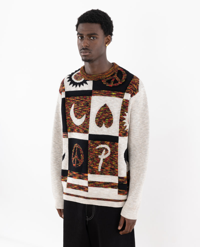 Patta Jacquard Crayon Knitted Sweater