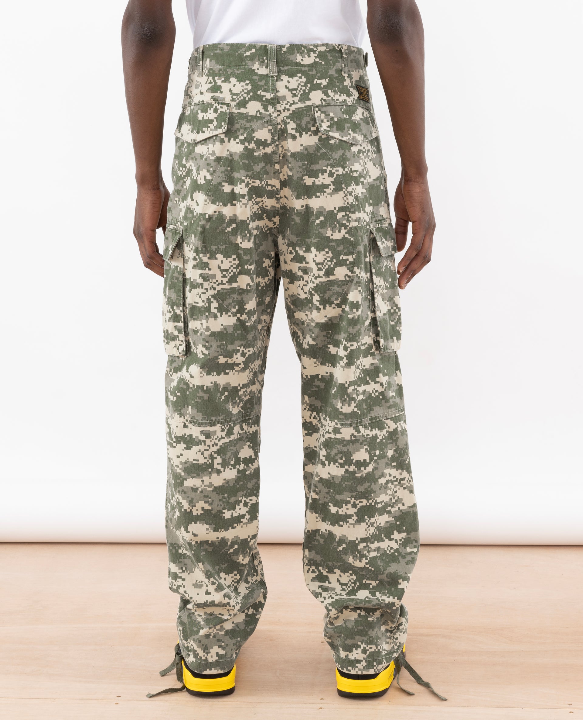 Patta Digi Camo Washed Cargo Pants