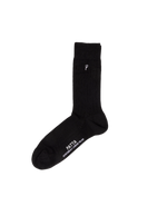 Black Patta basic dress socks with a subtle Patta 'P' script logo