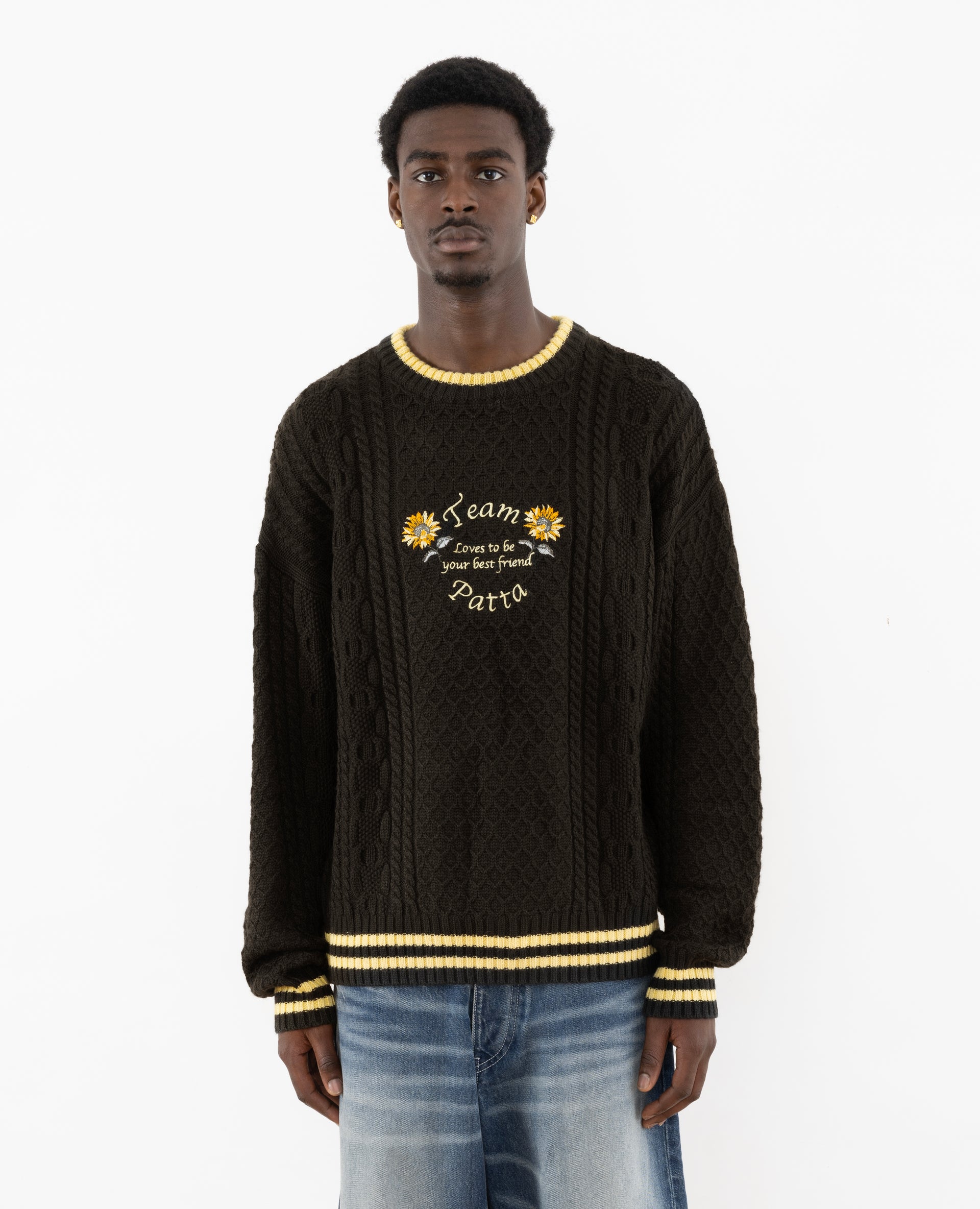 Patta Loves You Cable Knitted Sweater