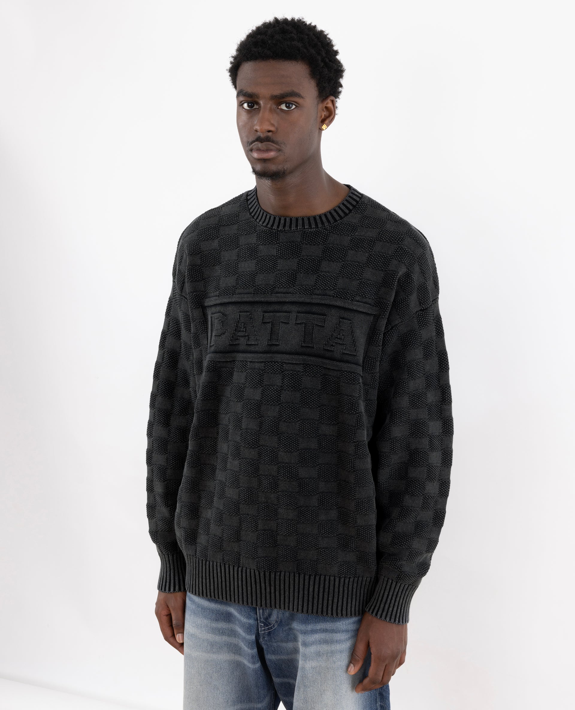 Patta Purl Ribbed Knitted Sweater