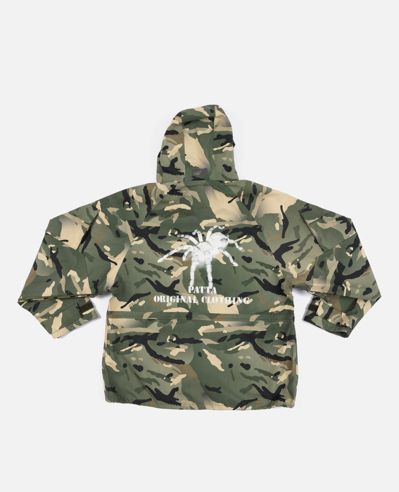 Patta Spray Camo Nylon Tactical Parka