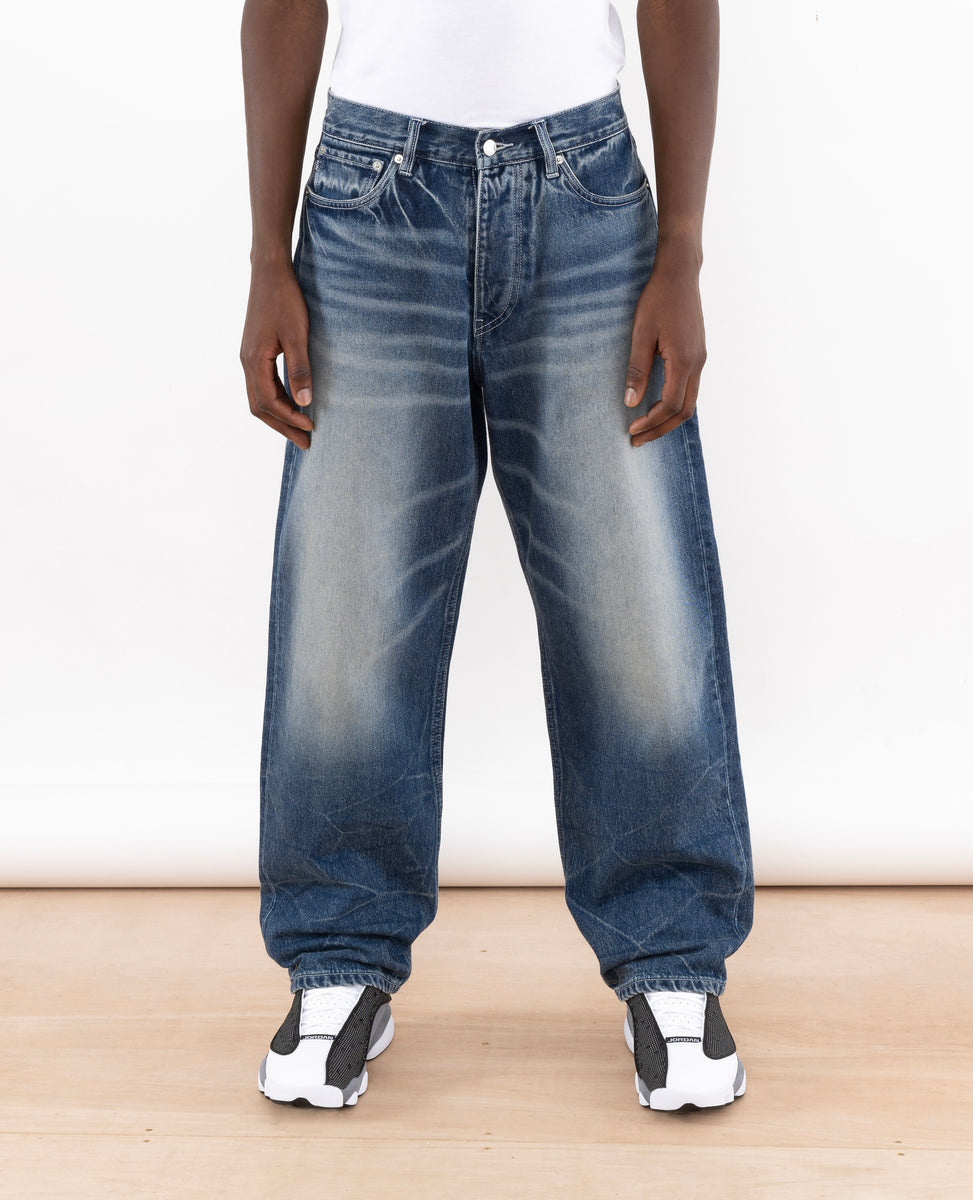 Patta Washed Loose Fit Denim Pants (Denim Blue) – Patta UK