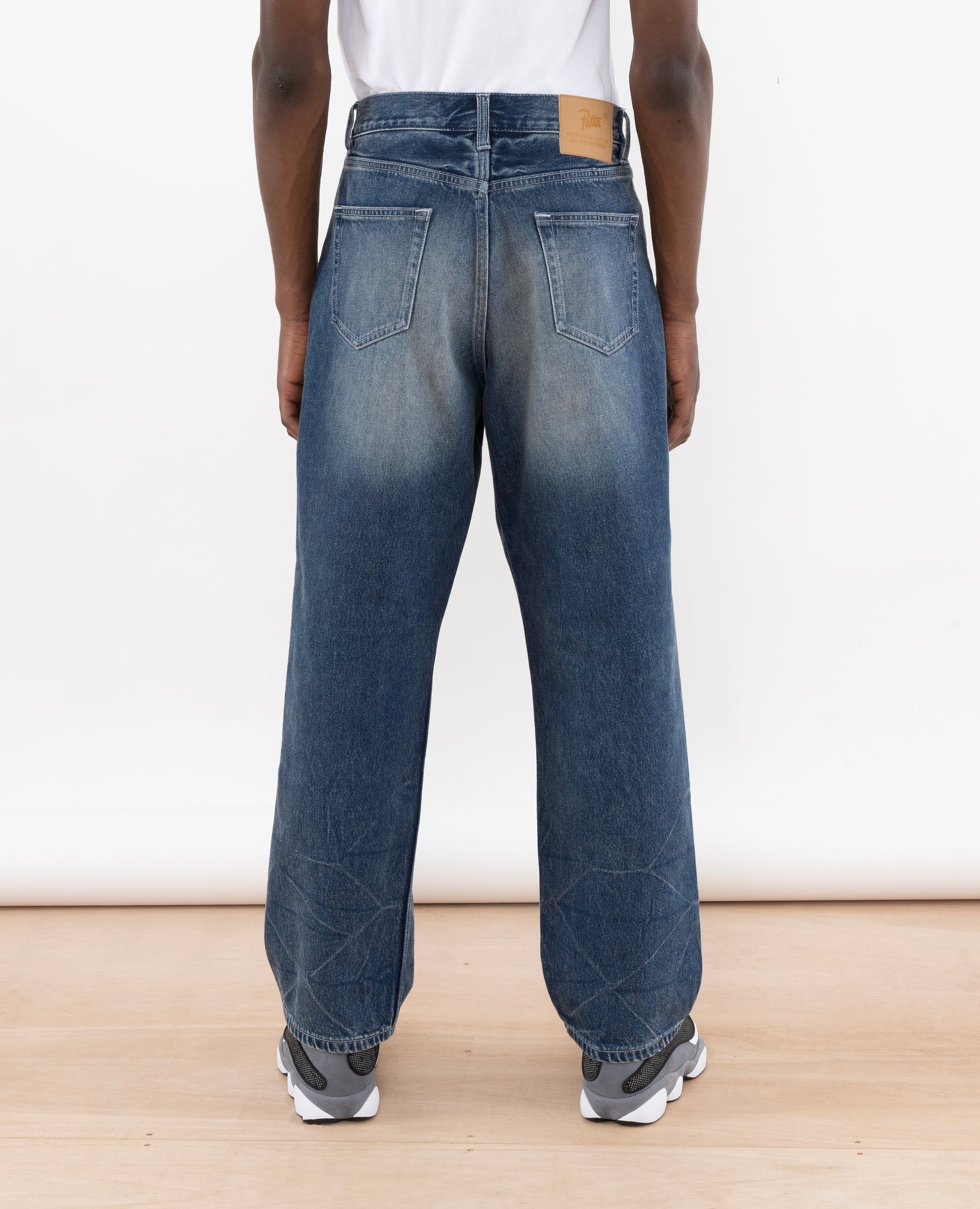 Patta Washed Loose Fit Denim Pants