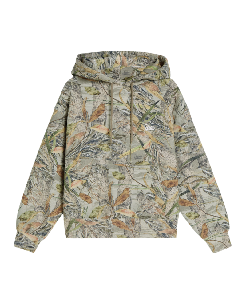 Patta Nature Print Boxy Hooded Sweater