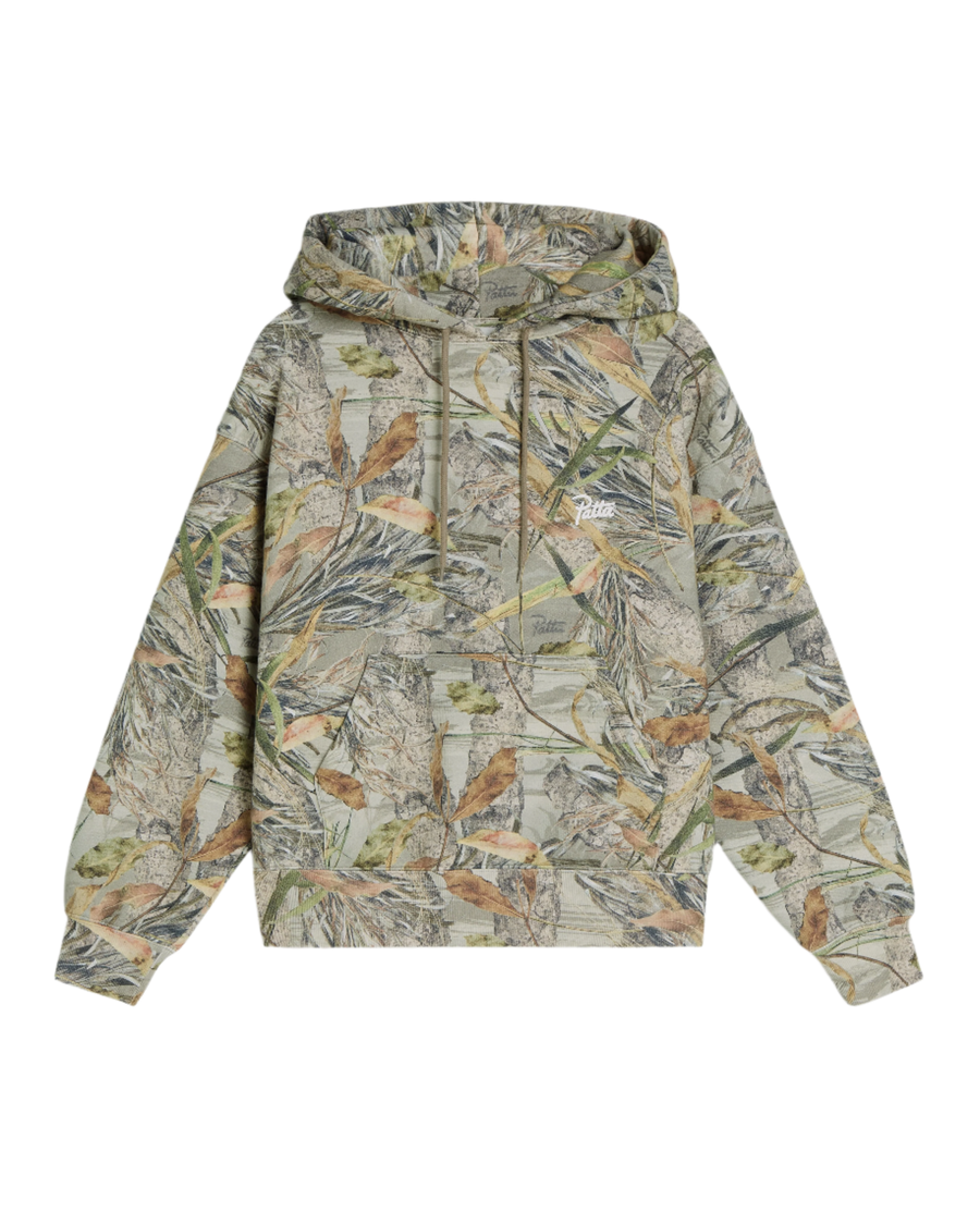 Patta Nature Print Boxy Hooded Sweater