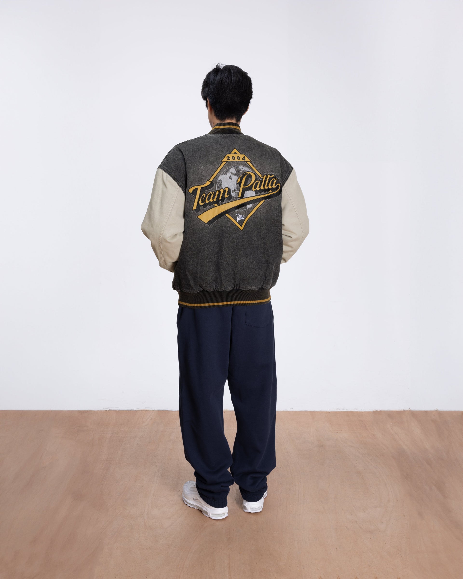 Patta Homerun Denim Varsity Jacket