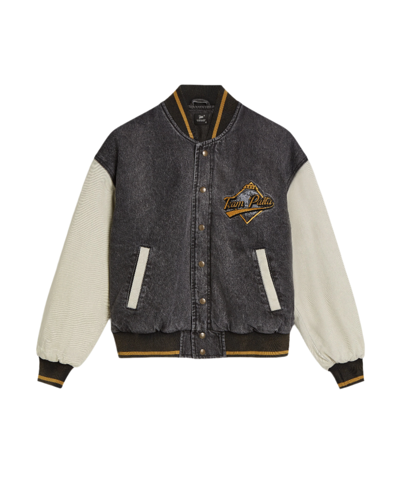 Patta Homerun Denim Varsity Jacket