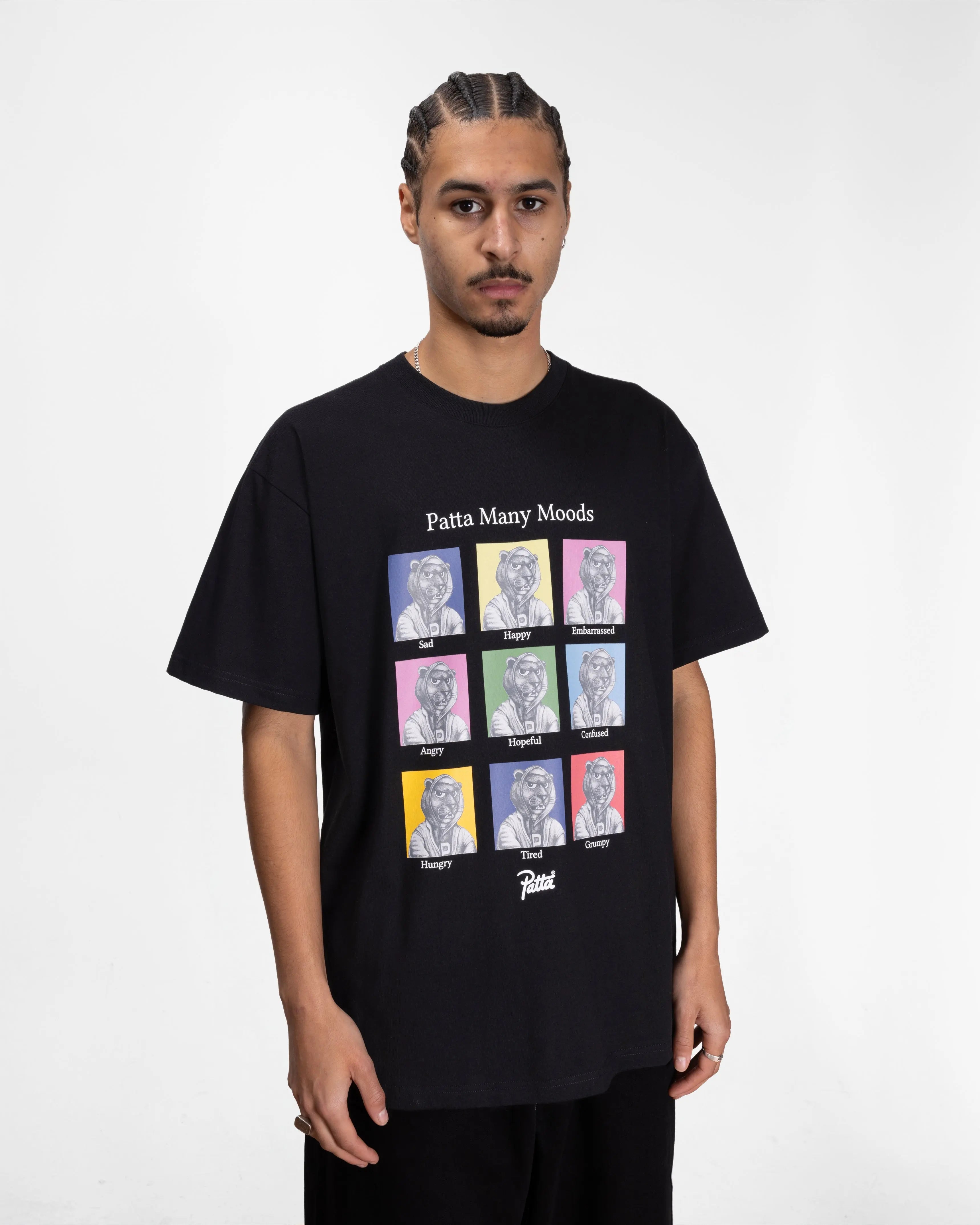 CITYSHOP THE MOOD PAD Tシャツ Patta Many Moods T-Shirt (Black 