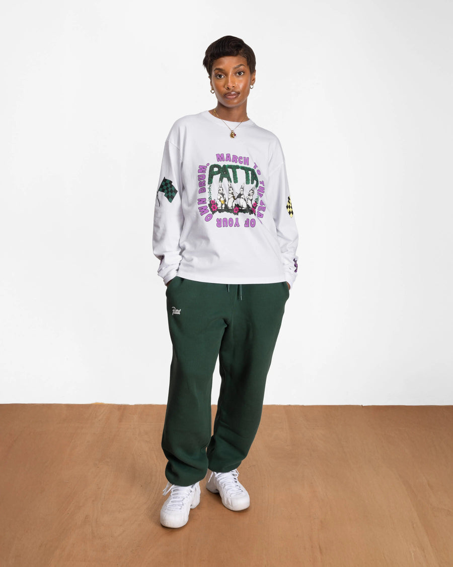 Patta Own Your Own Mind Long Sleeve T-Shirt (White)