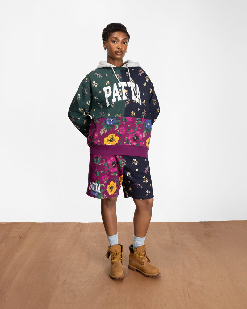 Patta Floral Patchwork Shorts (Multi)