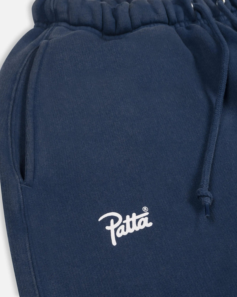 Patta Classic Acid Washed Straight Leg Jogging Pants (Estate Blue)
