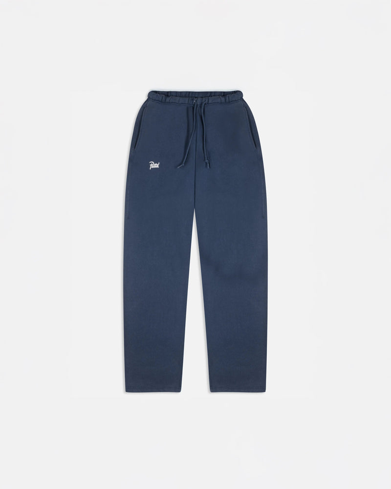 Patta Classic Acid Washed Straight Leg Jogging Pants (Estate Blue)