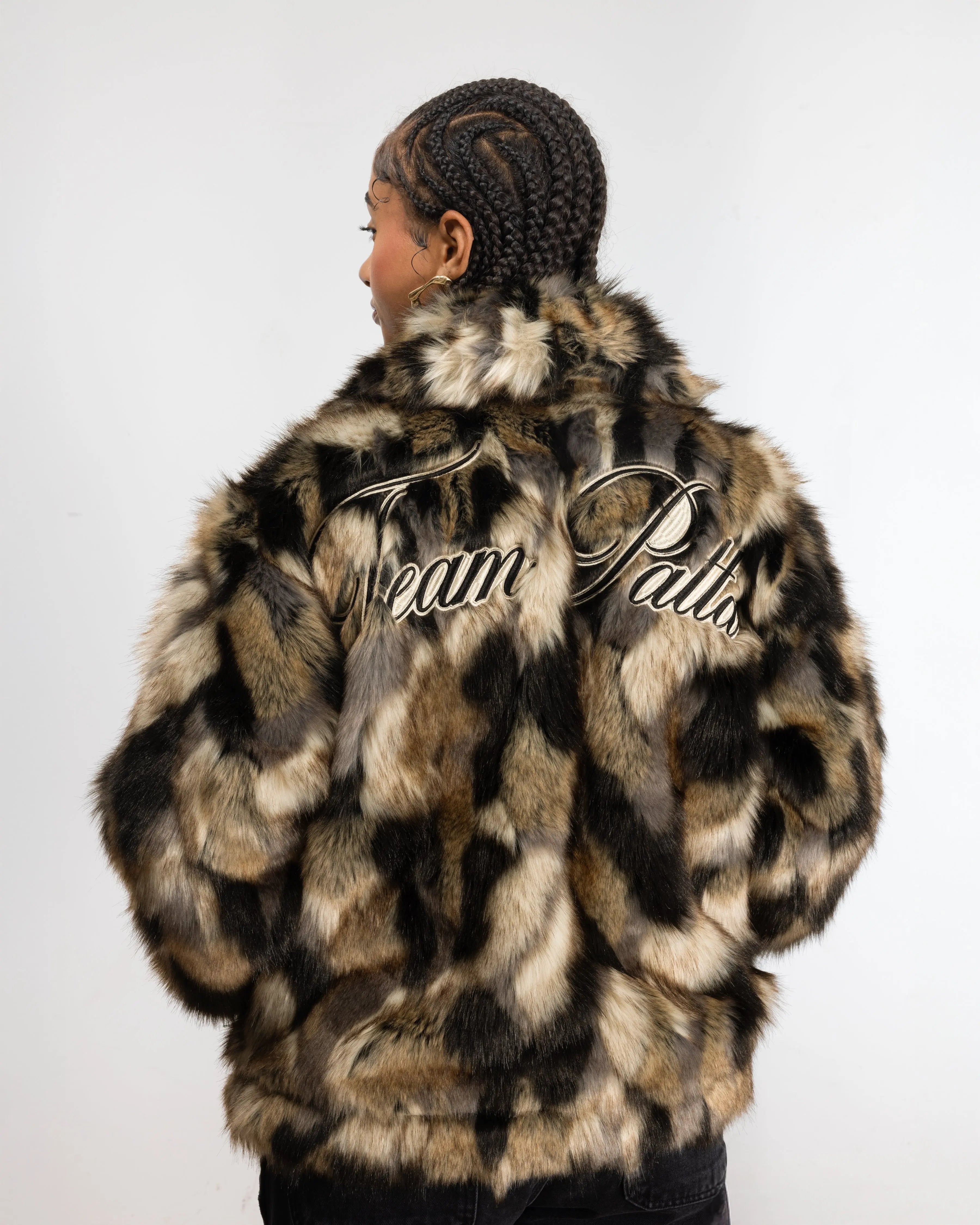 Patta Faux Fur Patchwork Jacket (Multi) - Patta – Patta UK