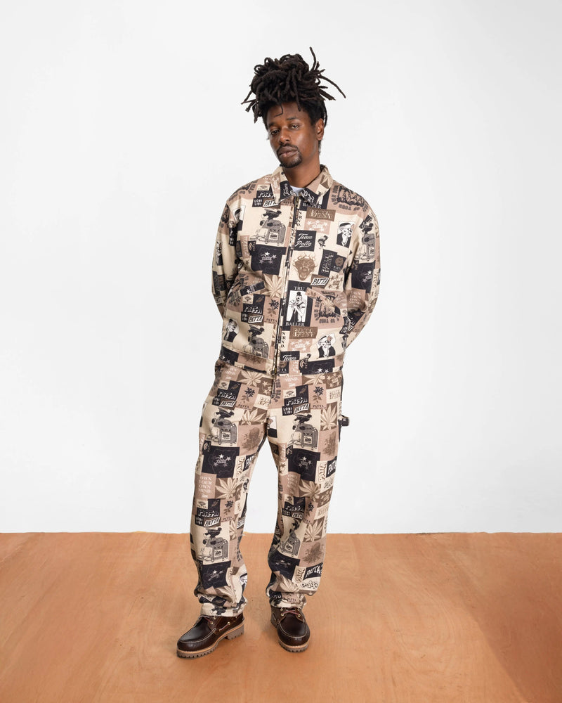 Patta Collage Insulated Canvas Jacket (Multi)