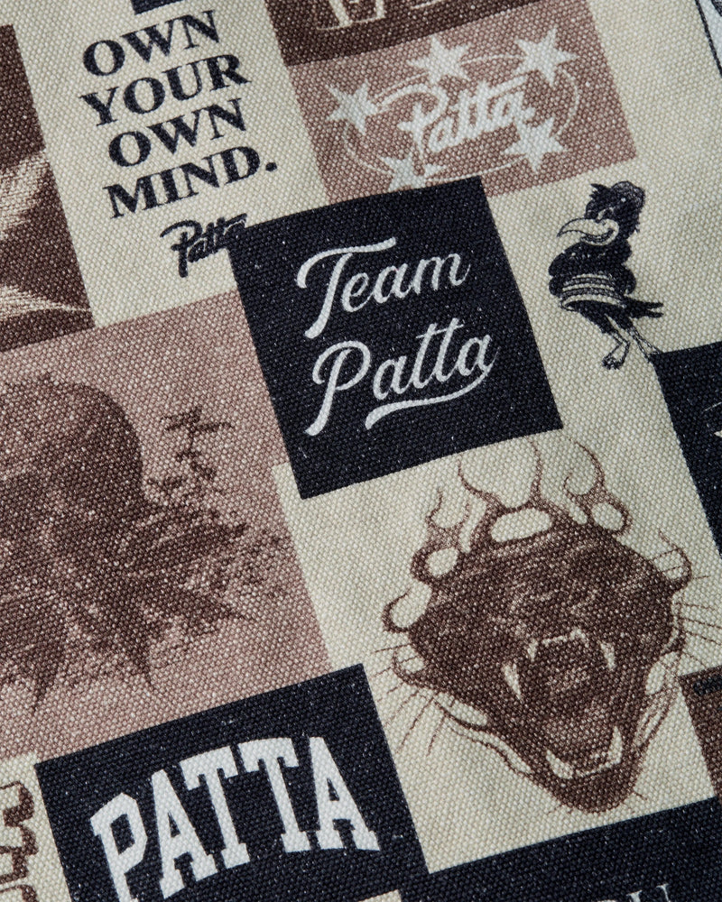 Patta Collage Insulated Canvas Jacket (Multi)