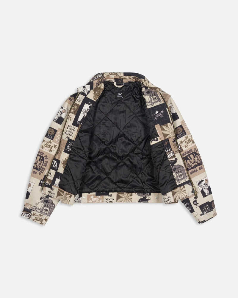 Patta Collage Insulated Canvas Jacket (Multi)