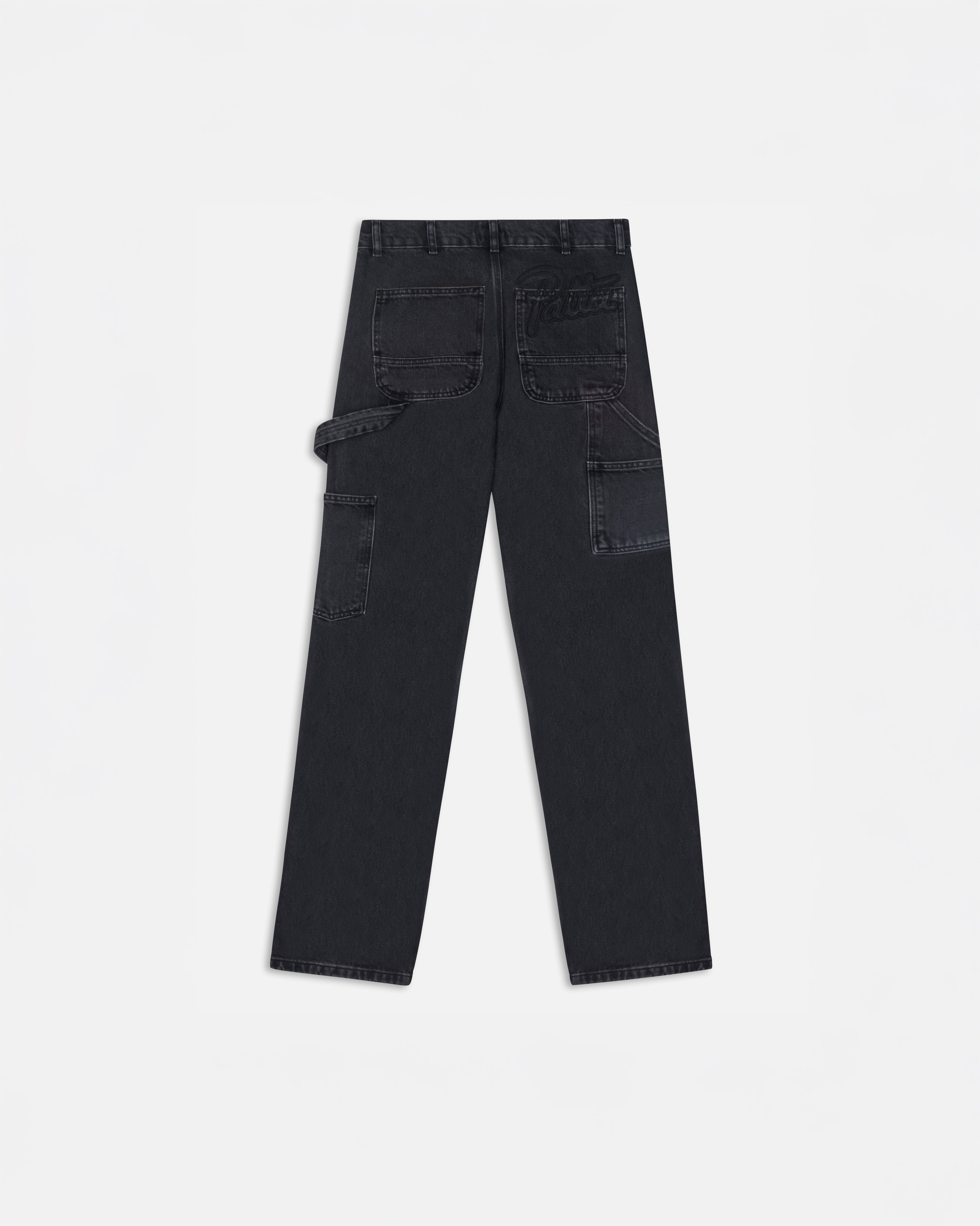 Patta Double Knee Denim Pants (Black Denim) – Patta UK