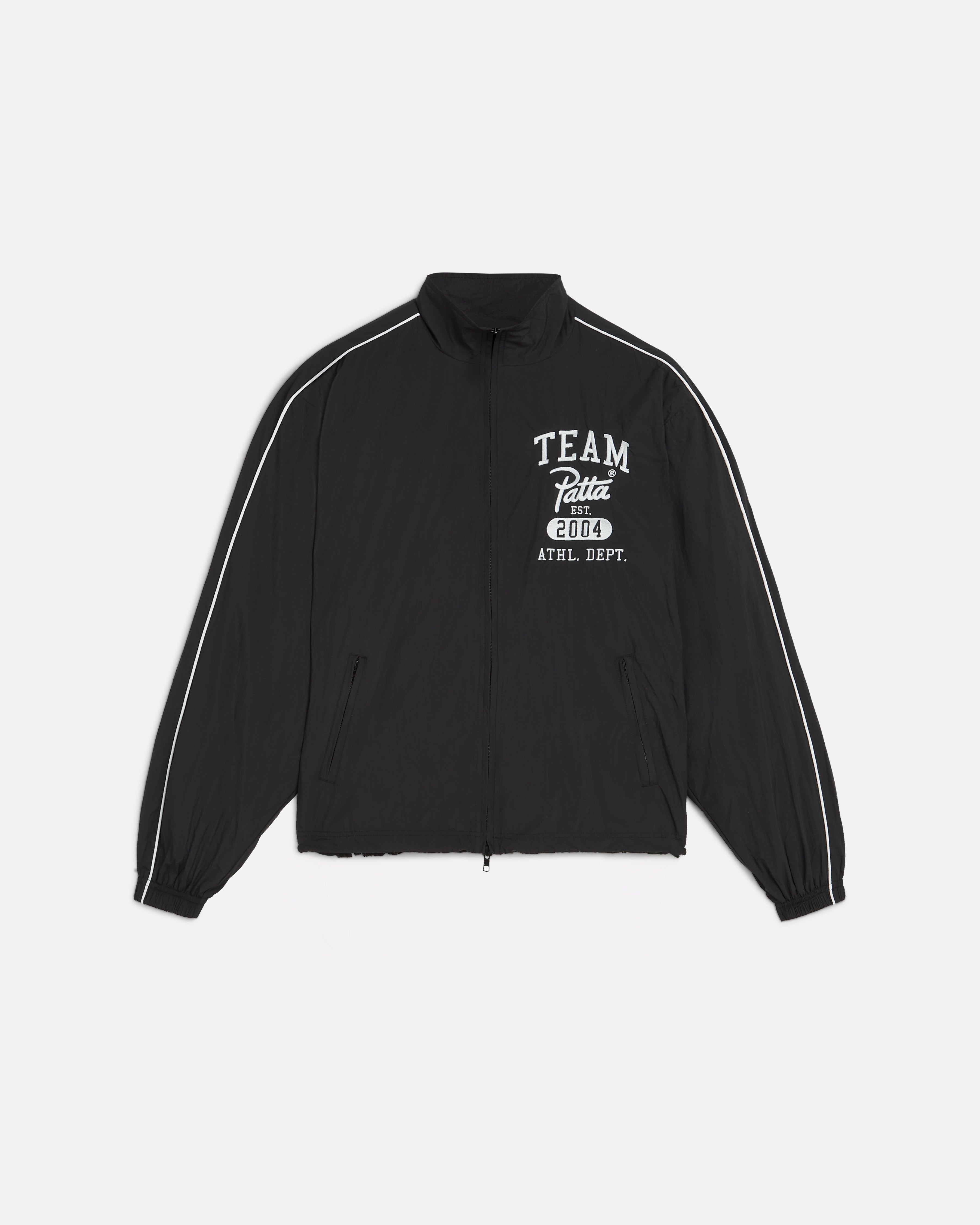 Patta Athletic Nylon Track Jacket (Black) – Patta UK