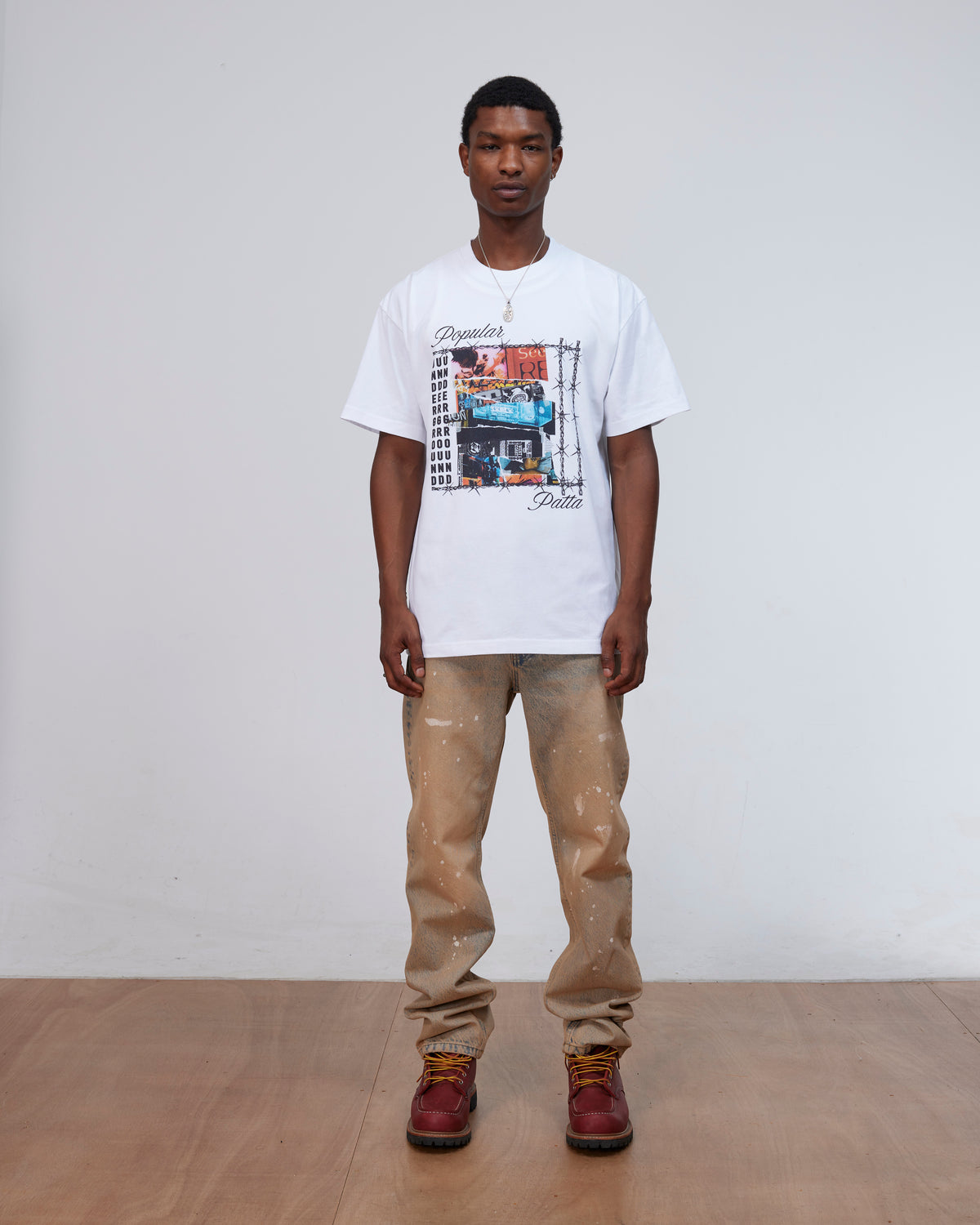 Patta Collage T-Shirt (White)