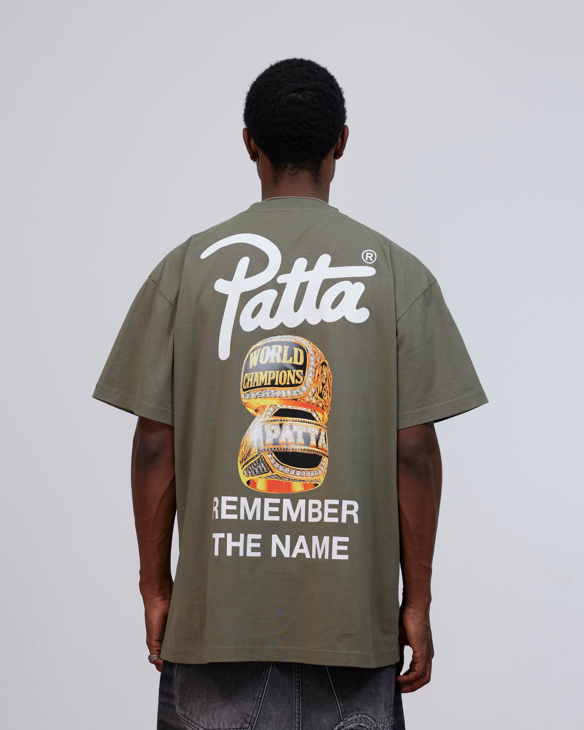 Patta Championship T-Shirt (Dusty Olive)