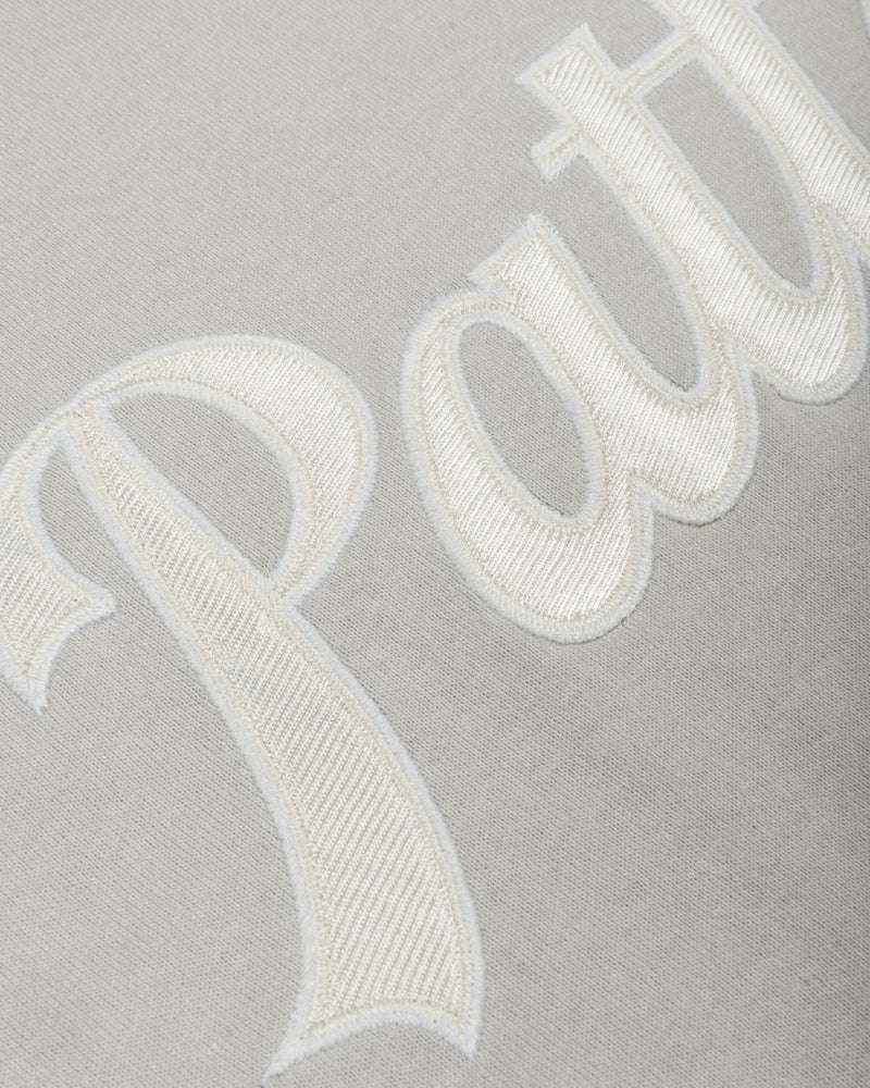 Patta Logo Twill Applique T-Shirt (Flint Gray)