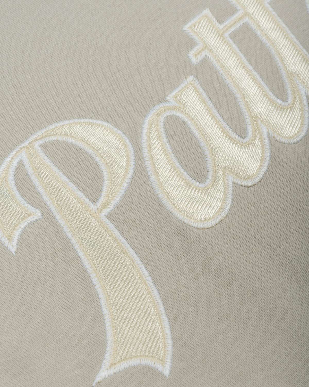 Patta Logo Twill Applique T-Shirt (Flint Gray)