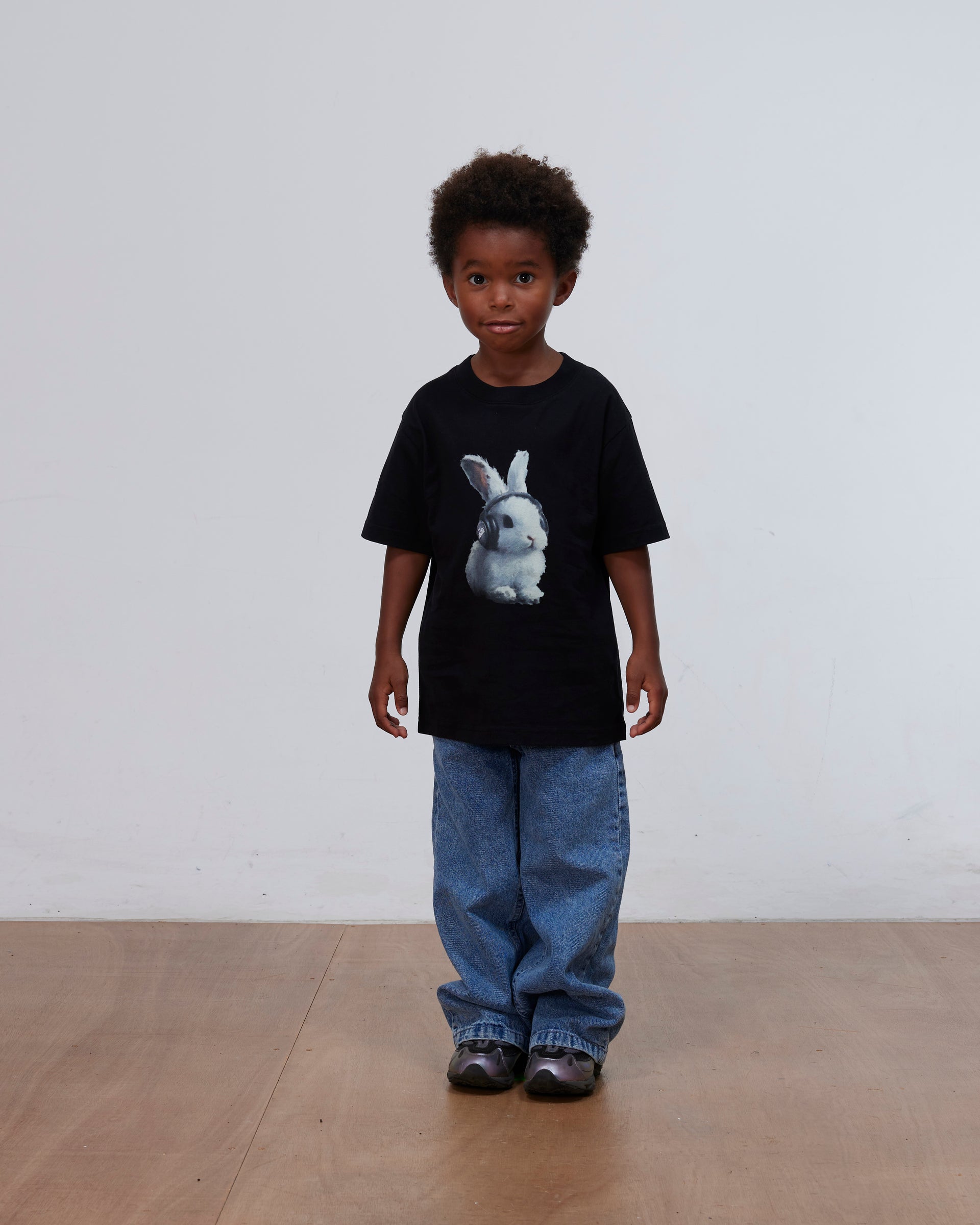 Patta Kids Bunny T-Shirt (Black)