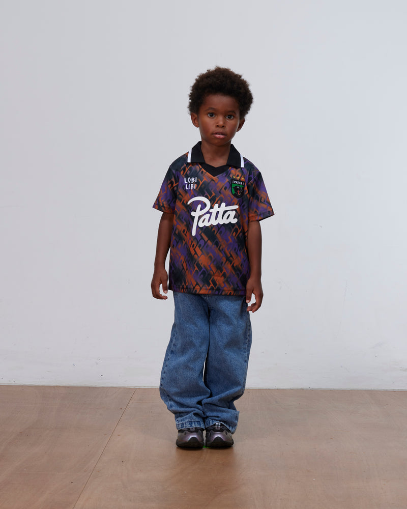 Patta Kids All Over P Football Jersey (Pansy)