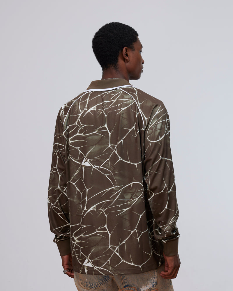 Patta Thorns Longsleeve Football Jersey (Major Brown)