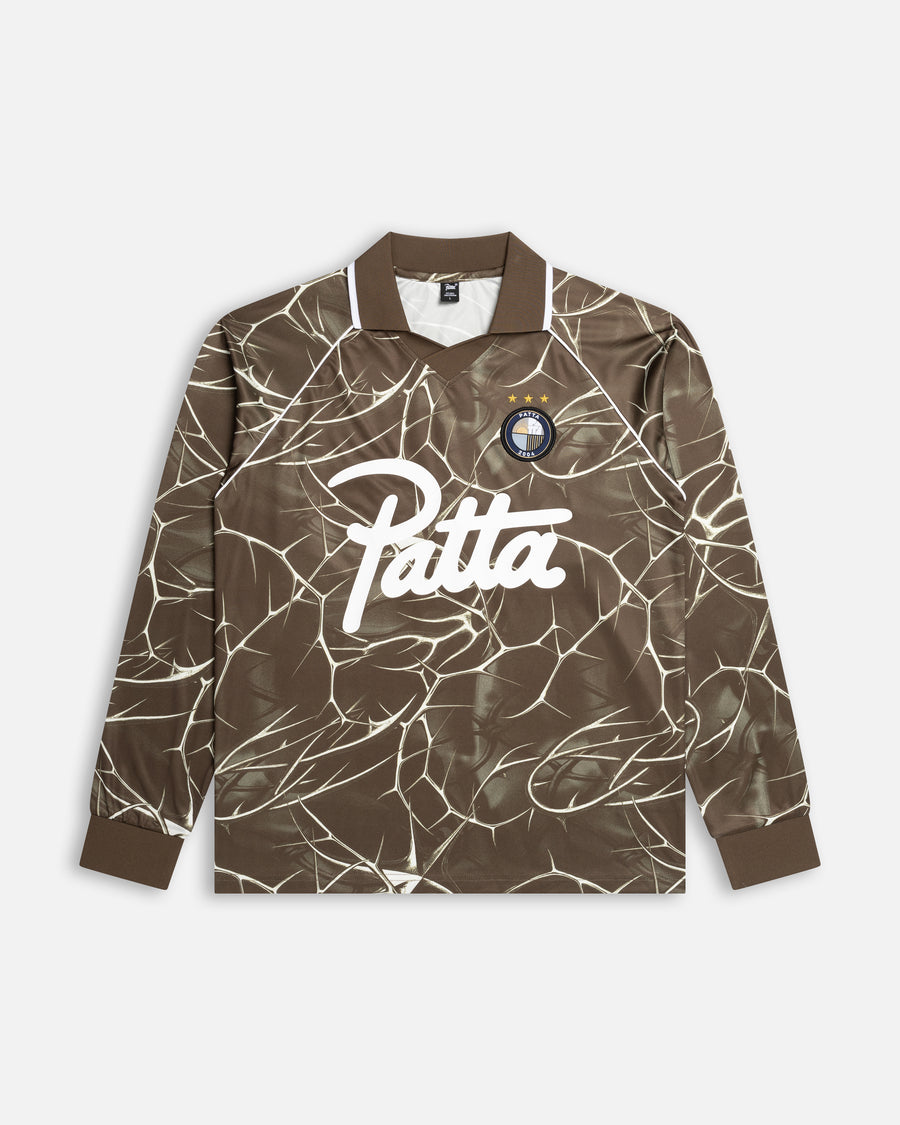 Patta Thorns Longsleeve Football Jersey (Major Brown)