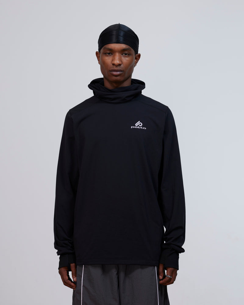 Patta Technical Hooded Sweater (Black)