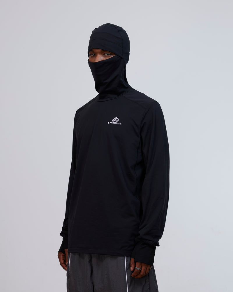 Patta Technical Hooded Sweater (Black)
