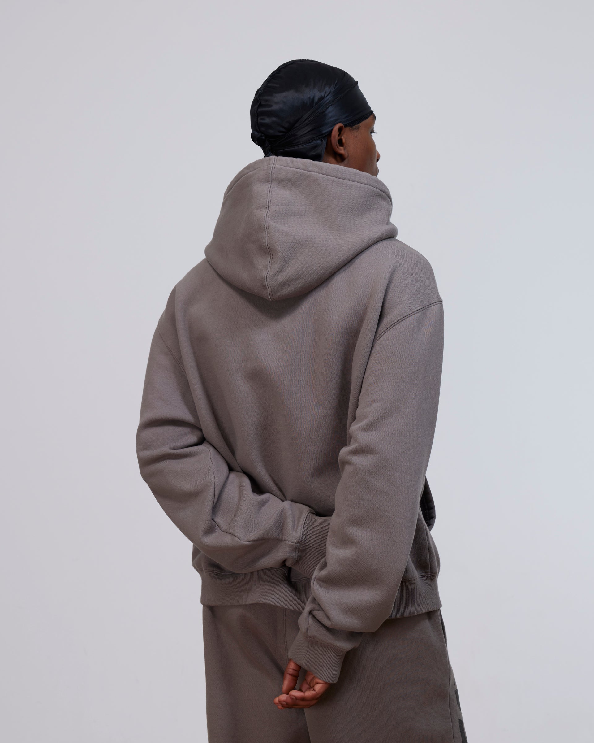Patta Off Beat Zip Up Hooded Sweater (Brushed Nickel)