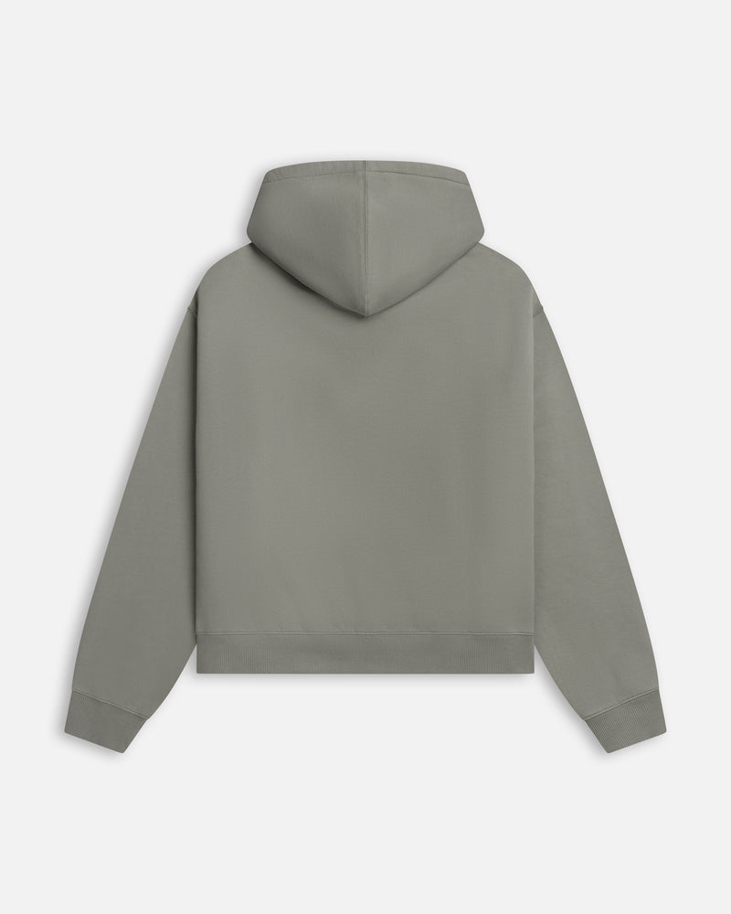 Patta Off Beat Zip Up Hooded Sweater (Brushed Nickel)