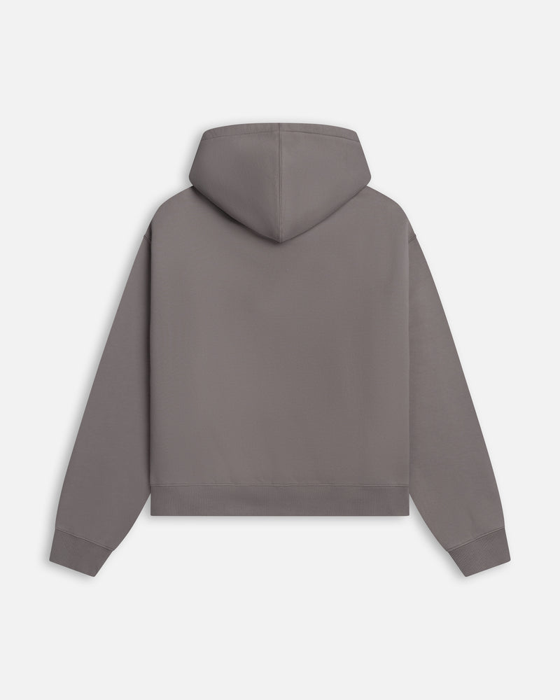 Patta Off Beat Zip Up Hooded Sweater (Brushed Nickel)