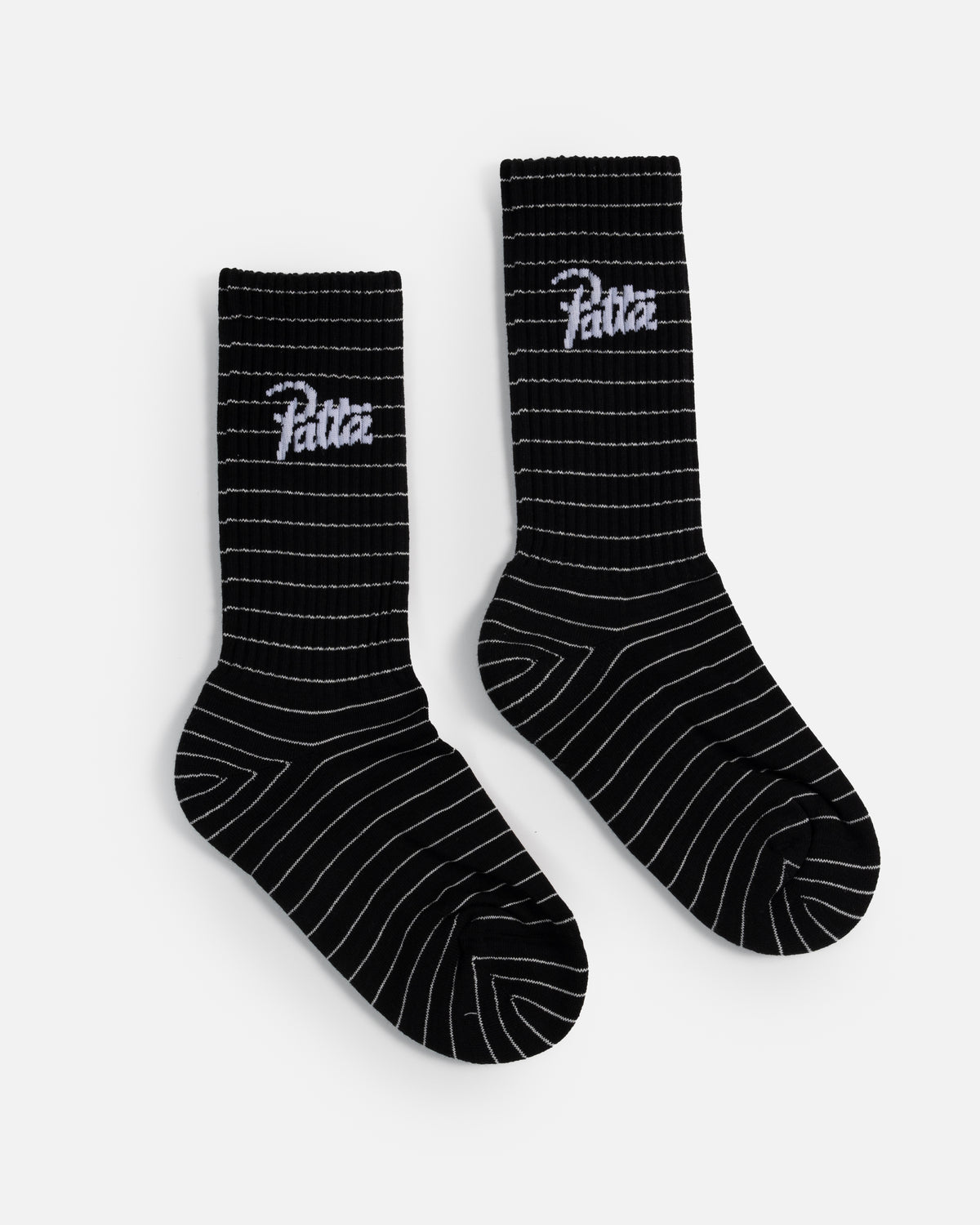 Patta Striped Socks (Black Iris)