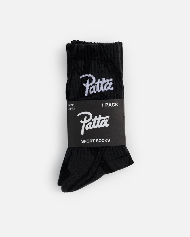 Patta Thorns Socks (Grey Pinstripe)