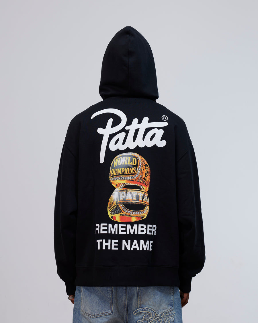 Patta Championship Hooded Sweater (Black)